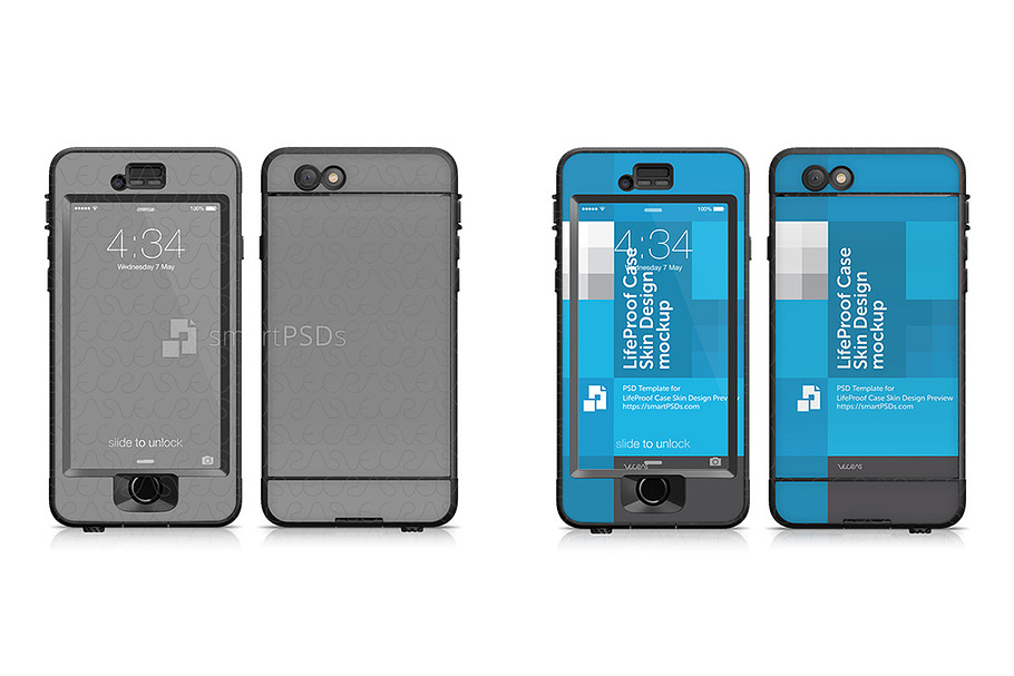 Apple iPhone 6s LifeProof NUUD Case  in Product Mockups - product preview 8