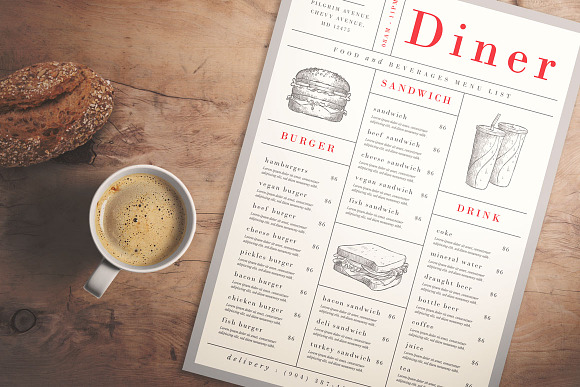 Food Menu Vol. 02 in Flyer Templates - product preview 1