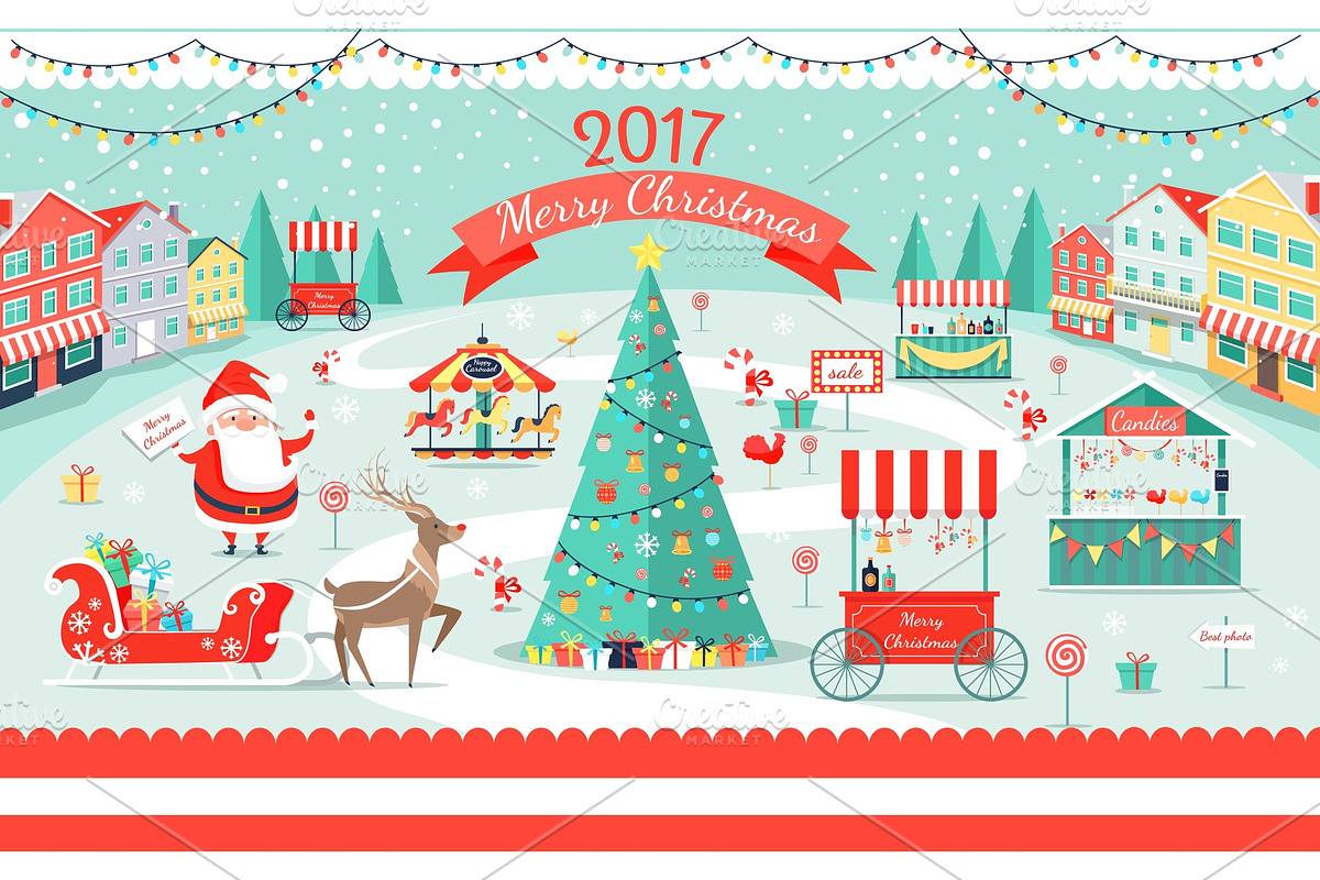 Merry Christmas 2017 Big Festive Fair Promo Poster in Objects - product preview 8