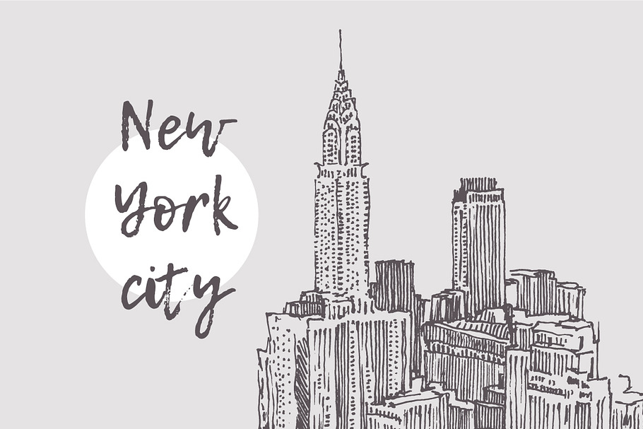 View of The New York city in Illustrations - product preview 8