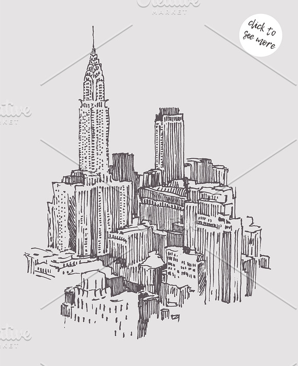 View of The New York city in Illustrations - product preview 1