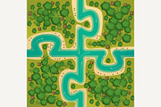 Islands in the form of puzzles