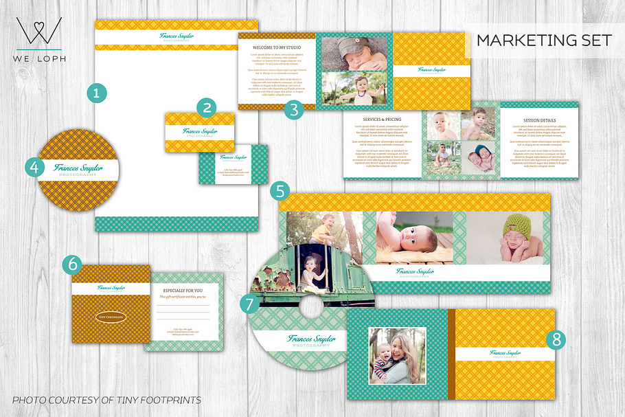 Marketing Set for Photographers in Stationery Templates - product preview 8