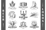 9 Beer Logos Templates Vol.1