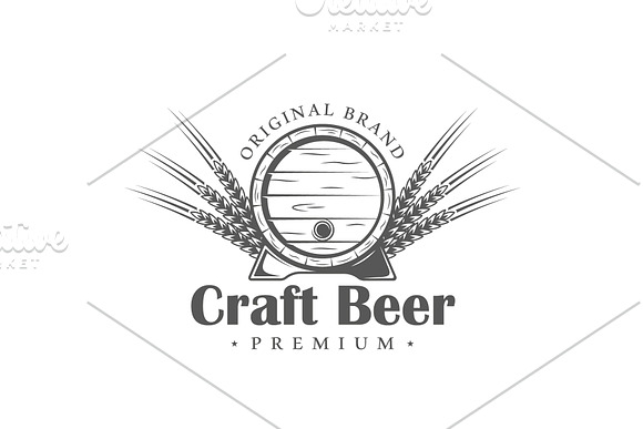 9 Beer Logos Templates Vol.2 in Logo Templates - product preview 6