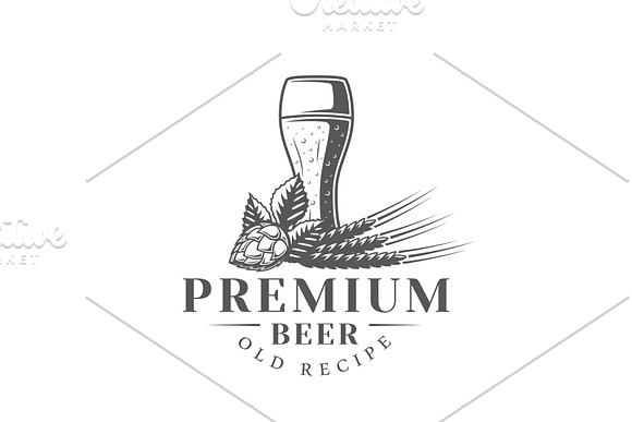 9 Beer Logos Templates Vol.2 in Logo Templates - product preview 11