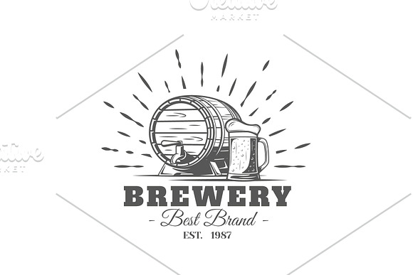 9 Beer Logos Templates Vol.2 in Logo Templates - product preview 12