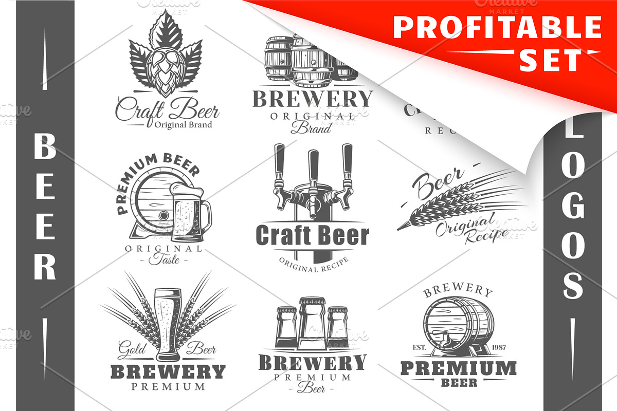 18 Beer Logos Templates in Logo Templates - product preview 8