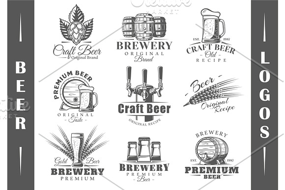 18 Beer Logos Templates in Logo Templates - product preview 1