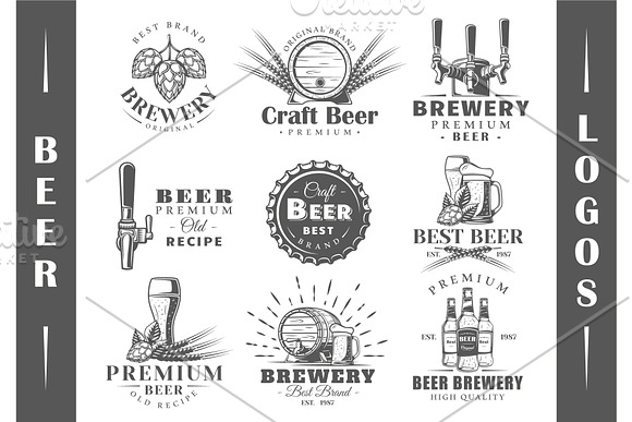 18 Beer Logos Templates in Logo Templates - product preview 2