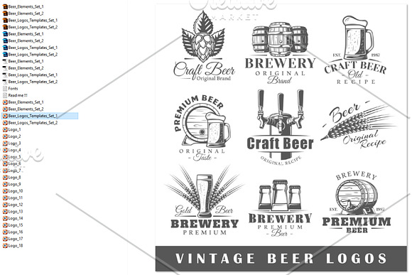 18 Beer Logos Templates in Logo Templates - product preview 5
