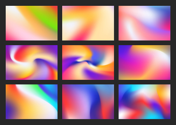 Rainbow Abstract Backgrounds in Textures - product preview 3