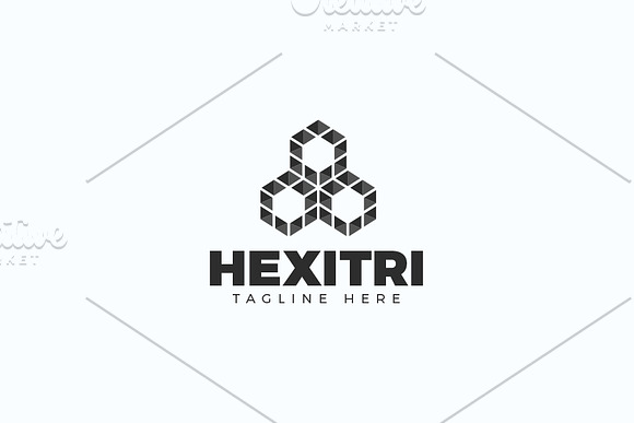 Hexitri Logo in Logo Templates - product preview 2
