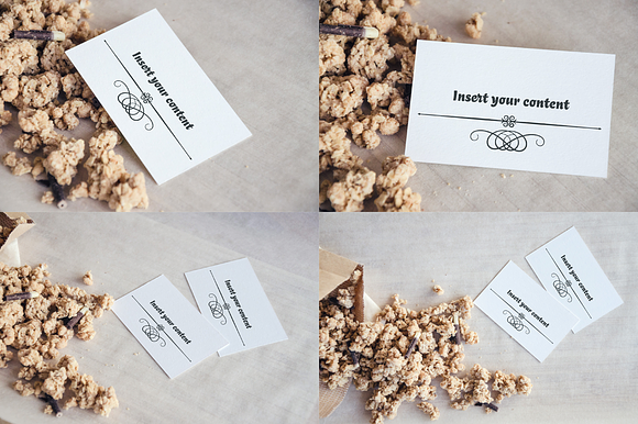 Paper Card Mock-Up 8PSD- part 2 of 3 in Product Mockups - product preview 2