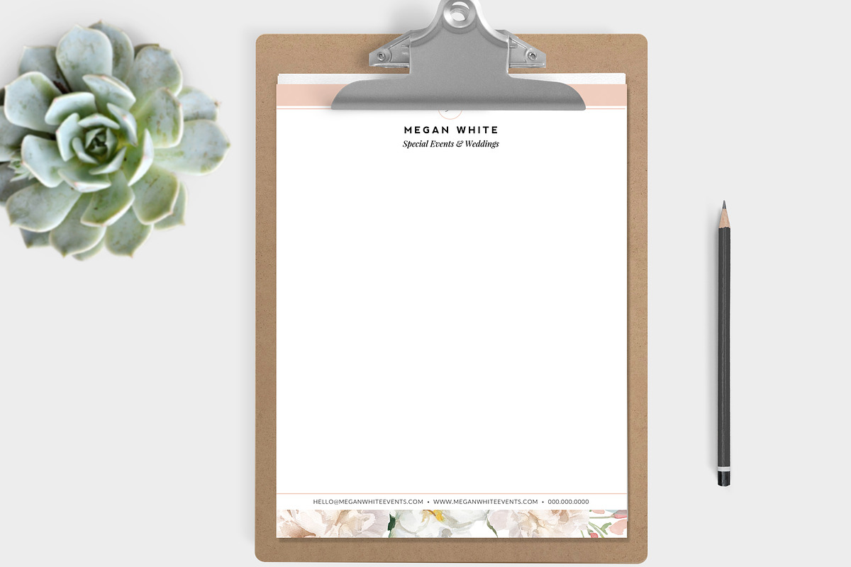  Wedding Planner Florist Stationery in Stationery Templates - product preview 8