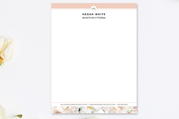  Wedding Planner Florist Stationery in Stationery Templates - product preview 1