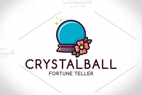 Crystal Ball Logo Template
