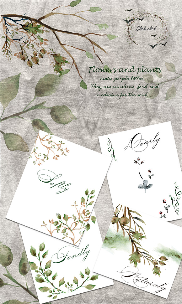 Woodland. Forest theme collection. in Objects - product preview 1