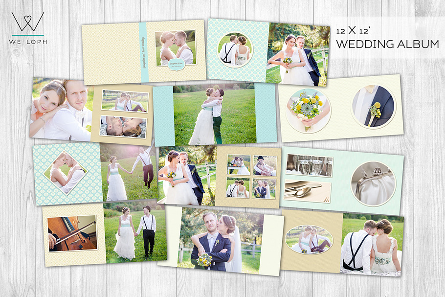 Creative Wedding Album in Magazine Templates - product preview 8