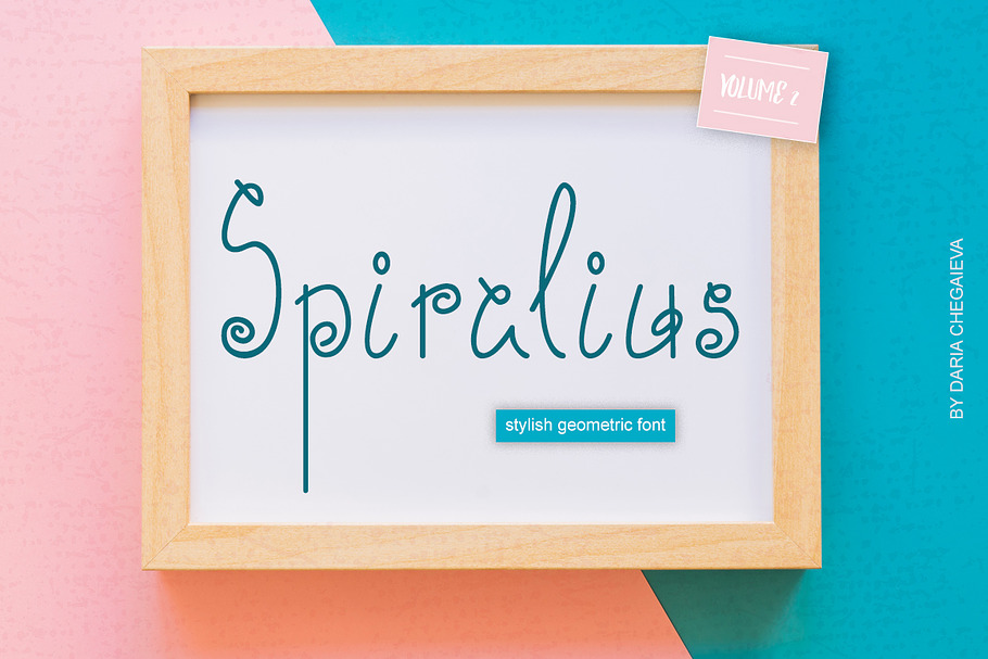 Spiralius Font. Volume 2 in Sans-Serif Fonts - product preview 8