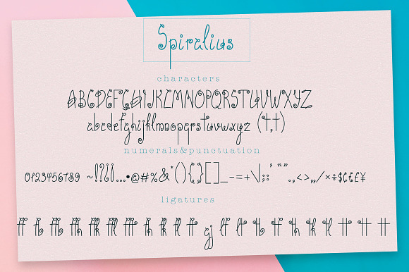 Spiralius Font. Volume 2 in Sans-Serif Fonts - product preview 7