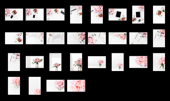 Garden Rose Office / Stock Bundle in Mobile & Web Mockups - product preview 2