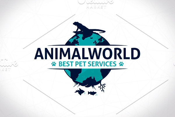 Animal World Logo Design