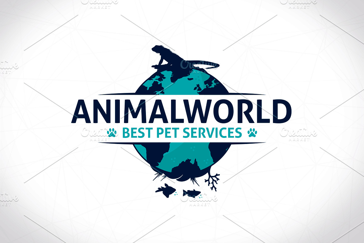 Animal World Logo Design in Logo Templates - product preview 8