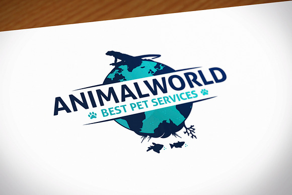 Animal World Logo Design in Logo Templates - product preview 1