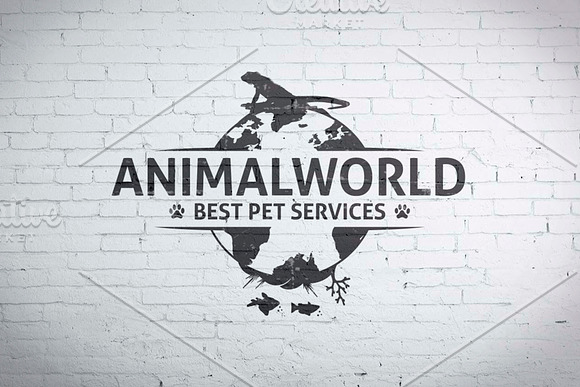 Animal World Logo Design in Logo Templates - product preview 2