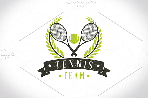 Tennis Team Logo Template