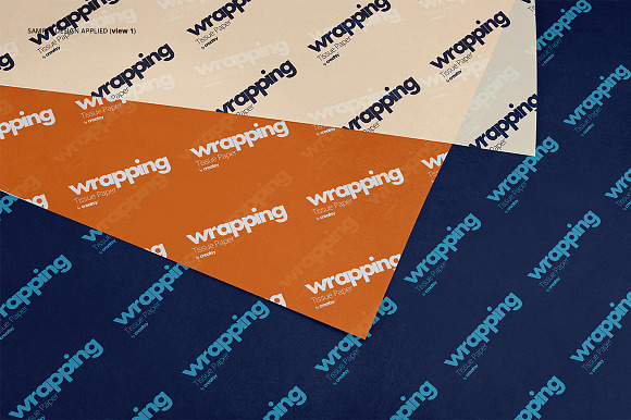 Wrapping Tissue Paper Mockup Set in Product Mockups - product preview 6