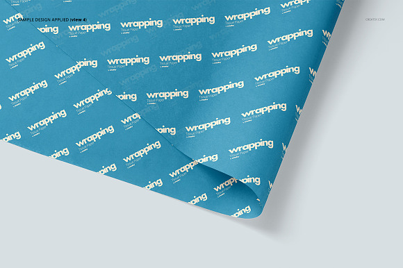 Wrapping Tissue Paper Mockup Set in Product Mockups - product preview 9