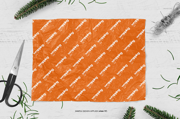 Wrapping Tissue Paper Mockup Set in Product Mockups - product preview 22