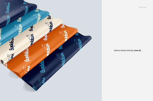 Wrapping Tissue Paper Mockup Set in Product Mockups - product preview 27