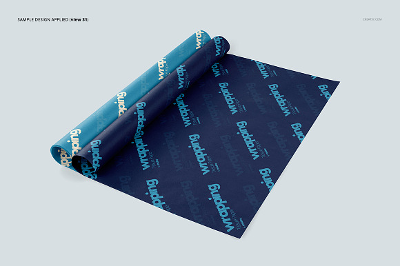 Wrapping Tissue Paper Mockup Set in Product Mockups - product preview 36