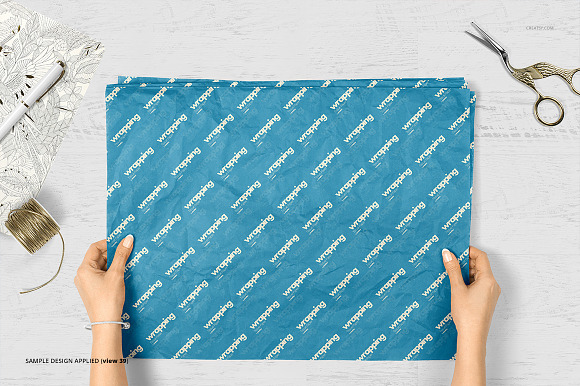 Wrapping Tissue Paper Mockup Set in Product Mockups - product preview 44