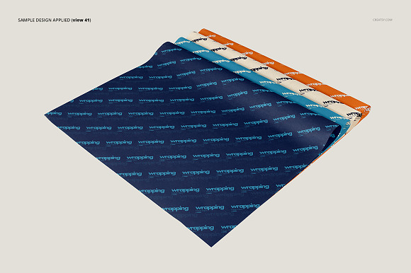 Wrapping Tissue Paper Mockup Set in Product Mockups - product preview 46