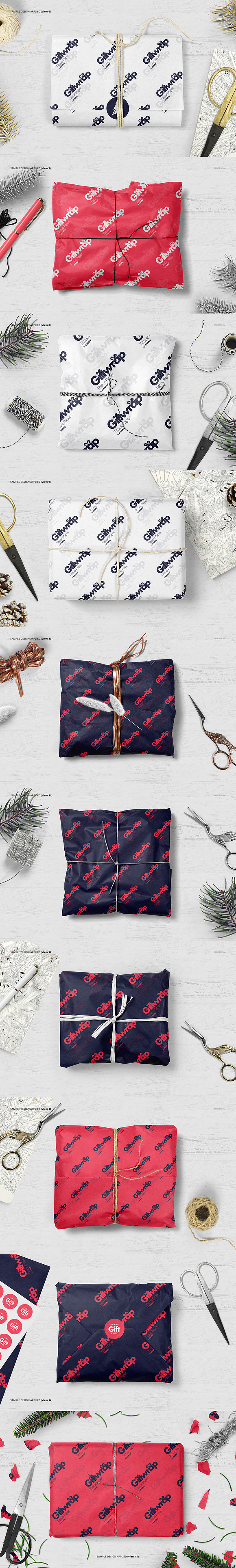 Wrapping Tissue Paper Mockup Bundle in Product Mockups - product preview 4