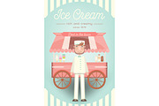 Ice Cream Card EPS and JPEG