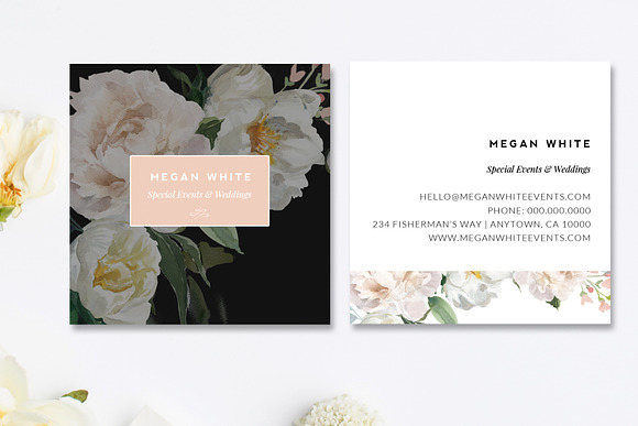 Florist Business Card Templates in Business Card Templates - product preview 1