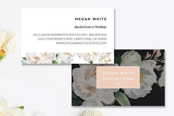 Florist Business Card Templates in Business Card Templates - product preview 2