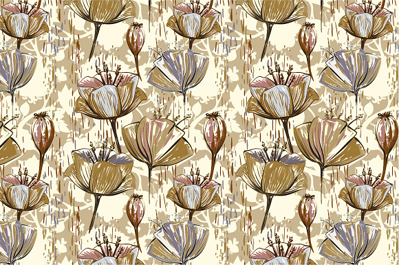 10 Bright Floral Patterns, Part II in Patterns - product preview 5