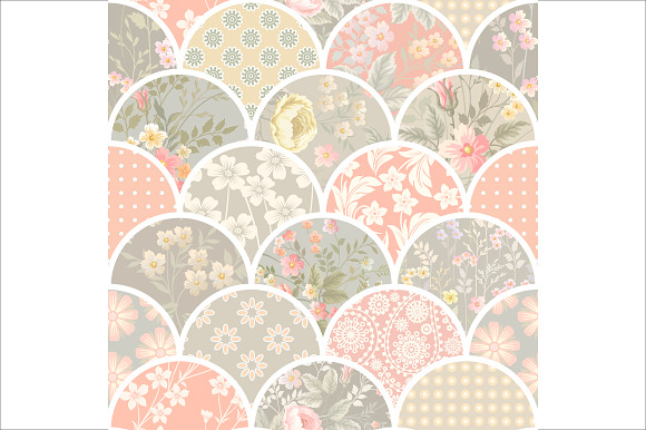 seamless patchwork patterns in Patterns - product preview 3