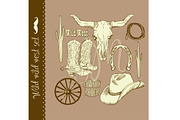 Cowboy clip art, Wild West, western
