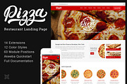 Pizza Restaurant Joomla Landing Page