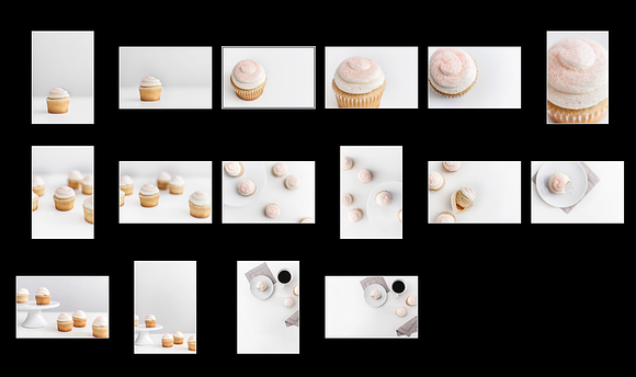 Pink Cupcakes Stock Photo Bundle in Product Mockups - product preview 2