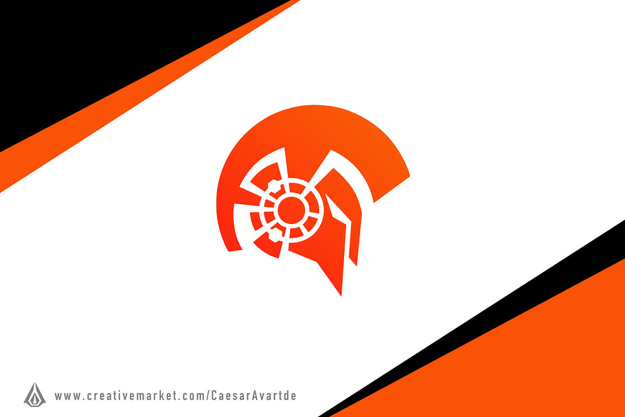 Spartan Tech Gear Logo Template