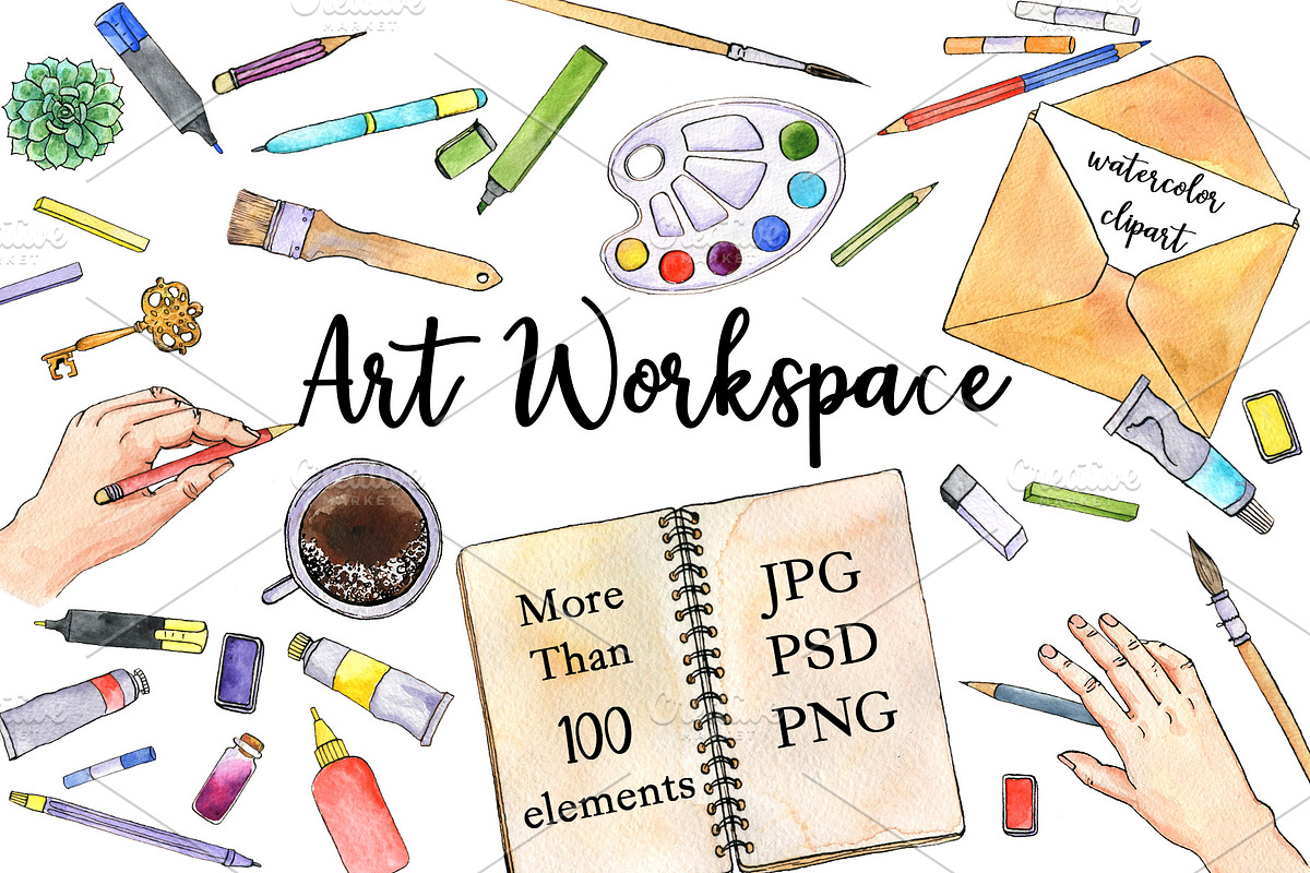 Art Workspace in Objects - product preview 8