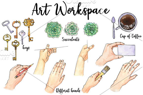 Art Workspace in Objects - product preview 3